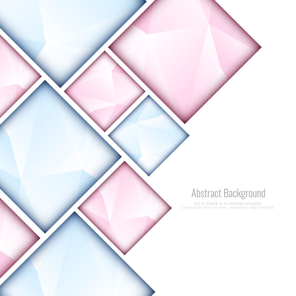 Abstract modern geometric polygonal background Free Vector