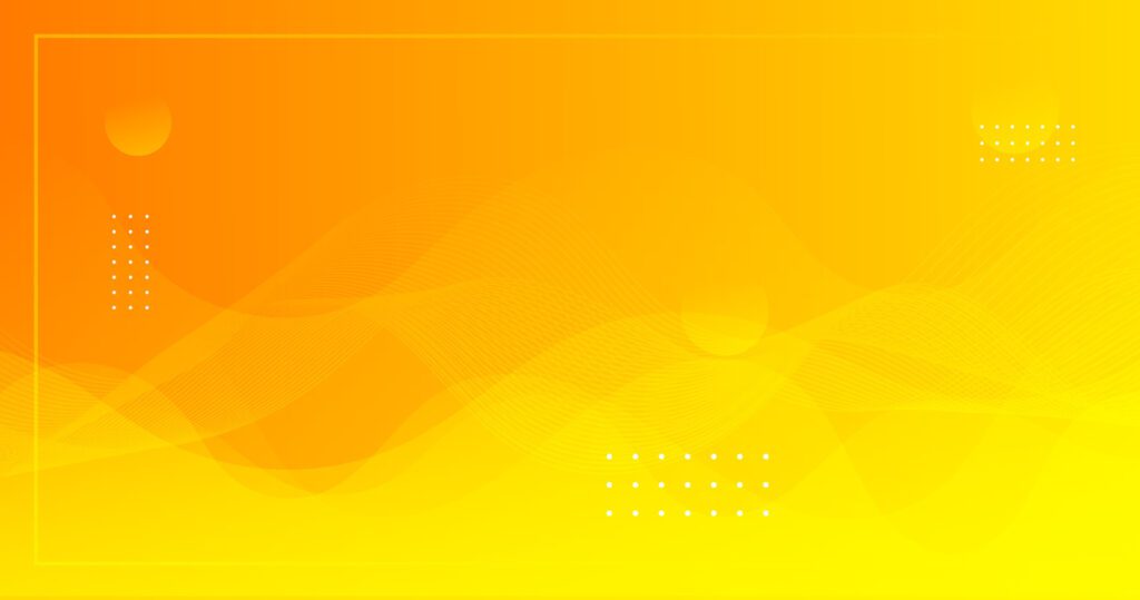 Abstract orange background with gradient wave lines Free Vector