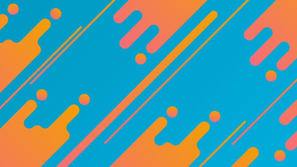 Abstract Orange Blue Geometric Background Free Vector and Free SVG