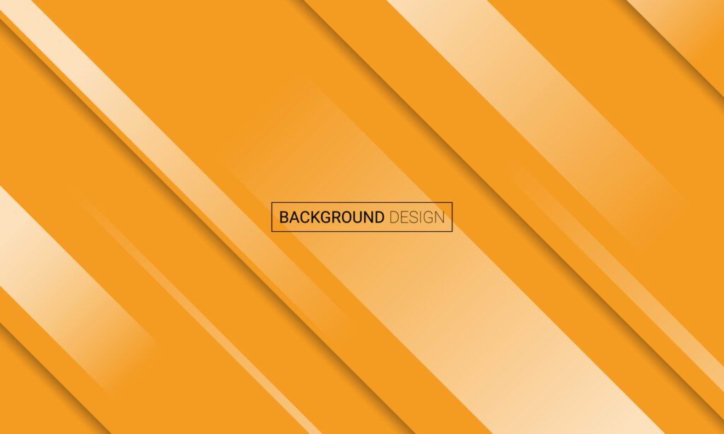 Abstract orange diagonal stripes background. Free Vector