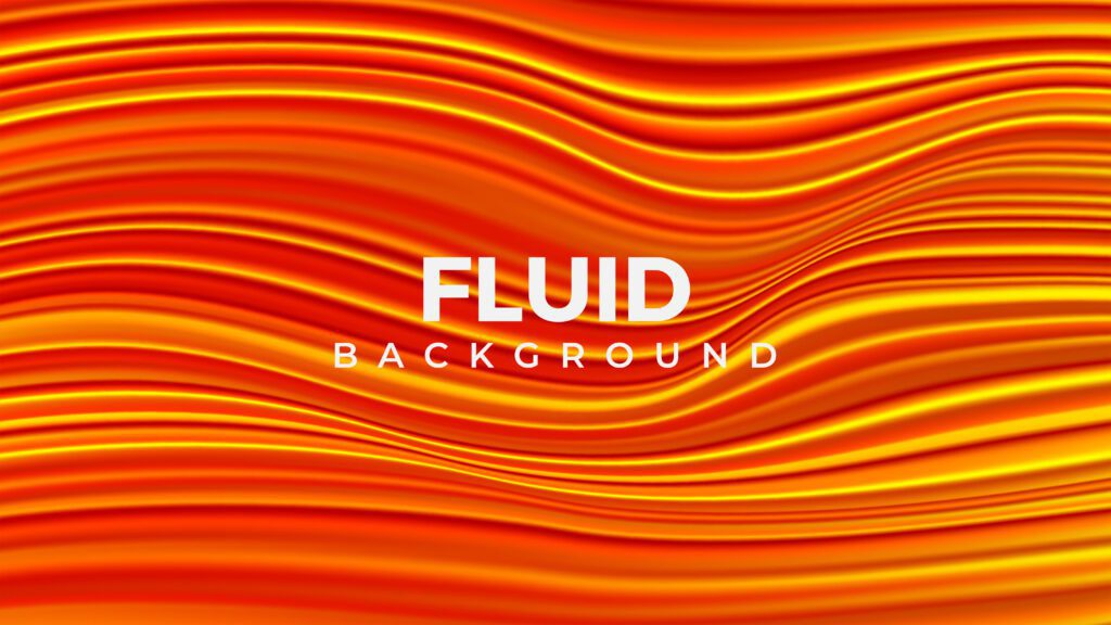 Abstract orange fluid style background Free Vector