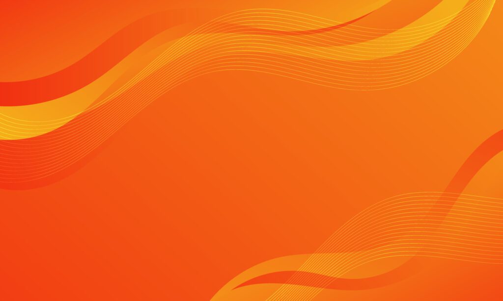 Abstract Orange Fluid Wave Background Free Vector