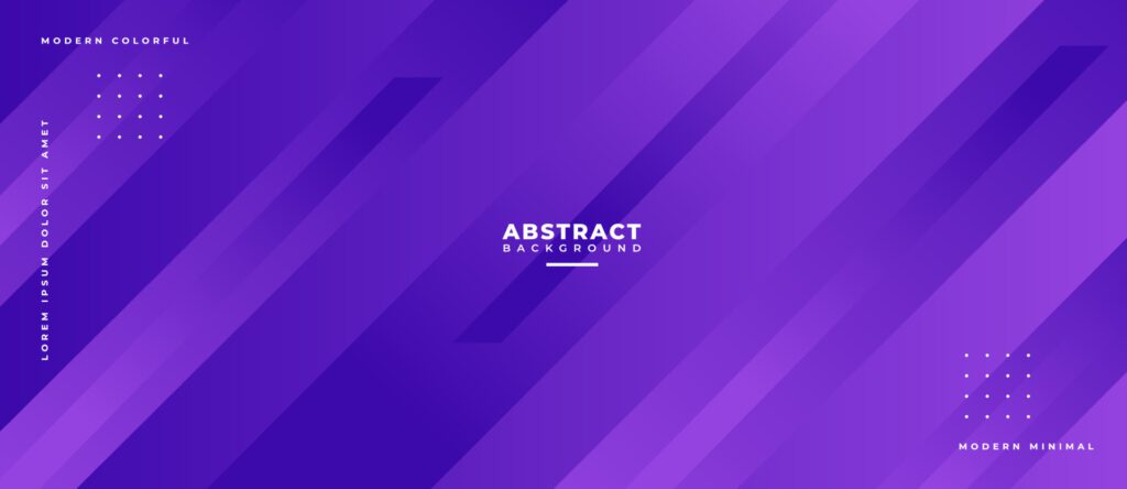 Abstract purple background with diagonal lines. Technological design with gradient stripes. Free Vector and Free SVG