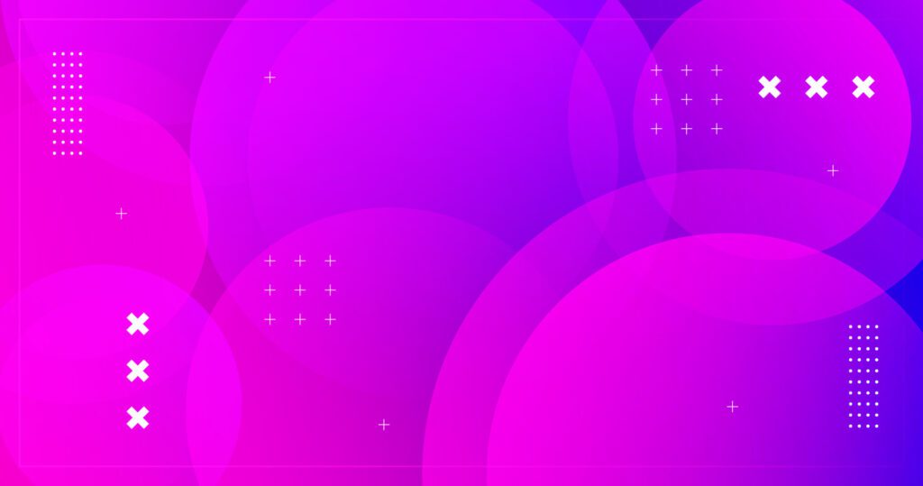 Abstract purple background with gradation wave circles Free Vector