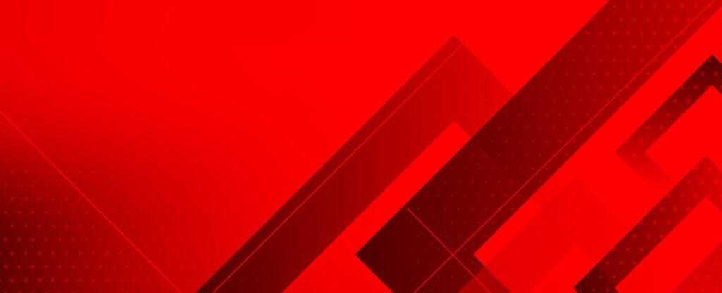 Abstract red modern decorative stylish wave banner background Free Vector