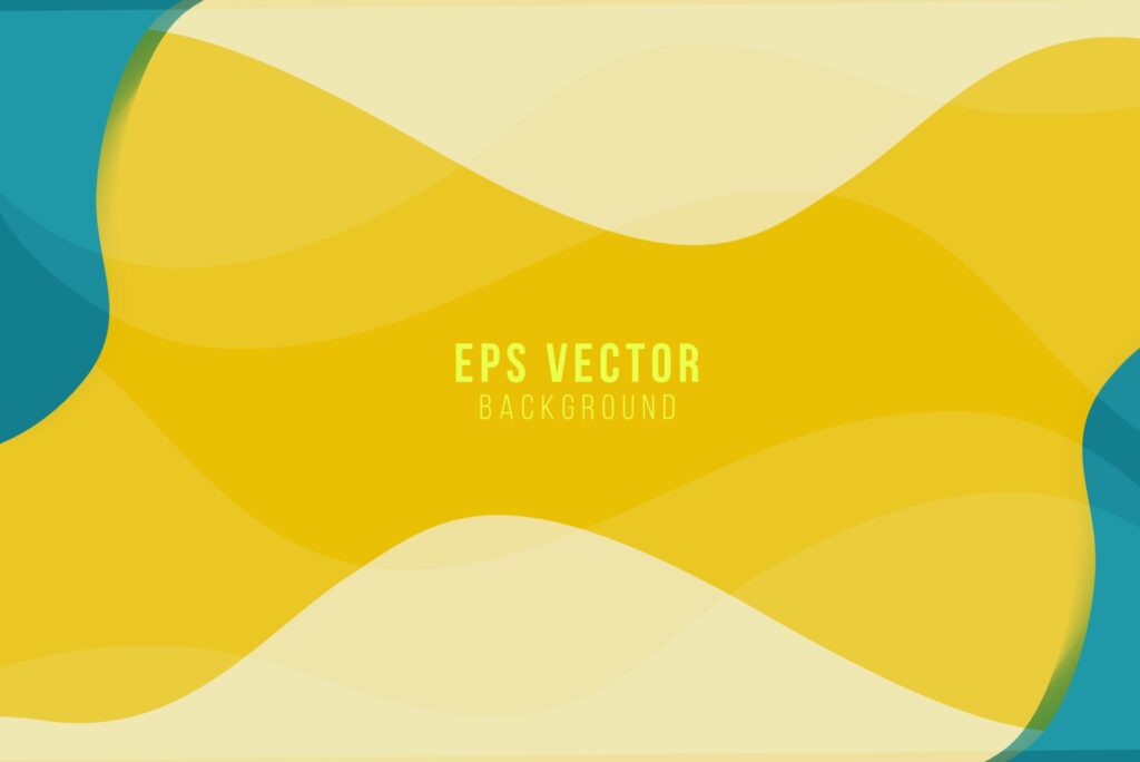 Abstract shape background blue and yellow backgrounds Free Vector