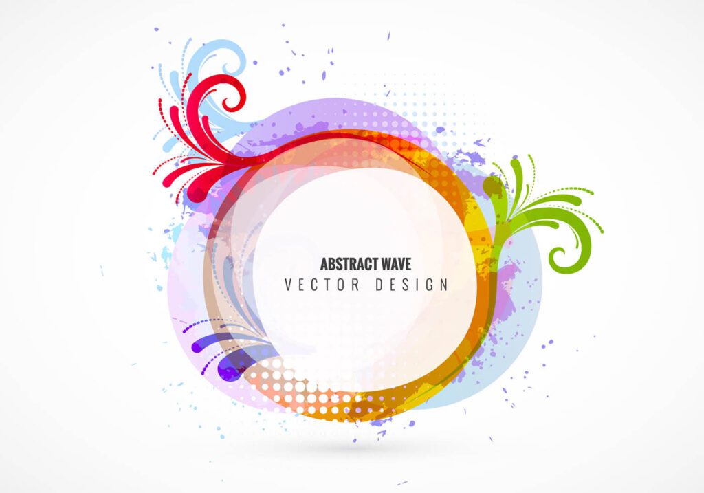 Abstract shapes vector background Free Vector and Free SVG