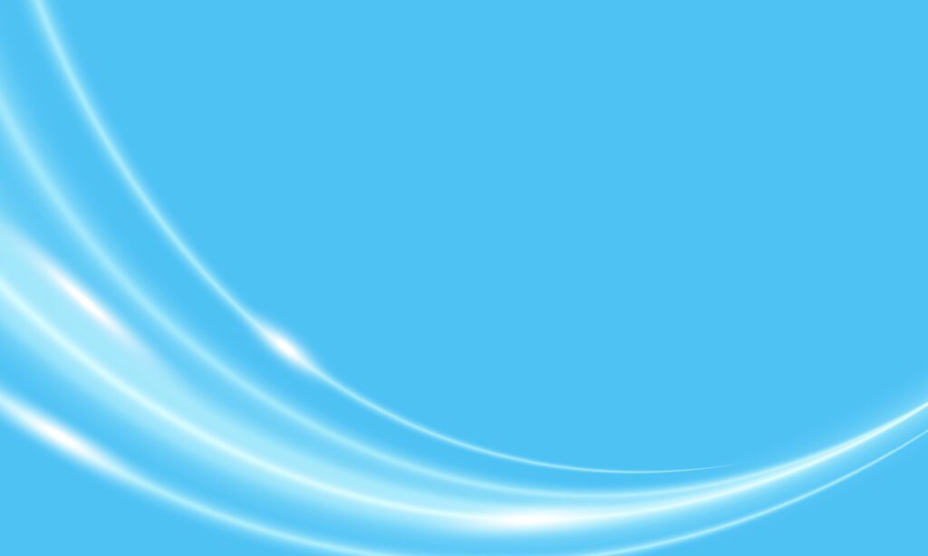 Abstract shiny curve lines on blue background. Free Vector