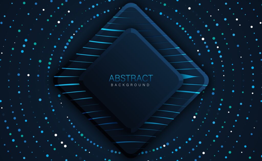 abstract shiny dark blue shape overlap background technology Free Vector