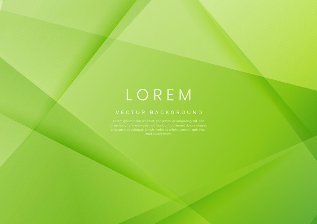 Abstract soft green geometric diagonal overlay layer background. Free Vector