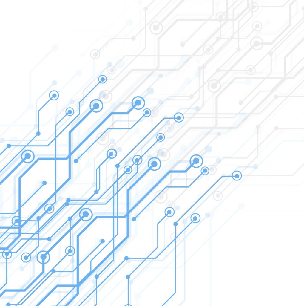 Abstract technology circuit board, Vector background Free Vector