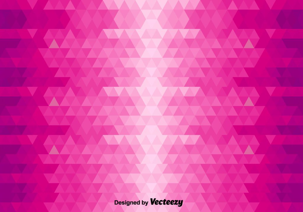 Abstract Vector Background With Pink Triangles Free Vector and Free SVG