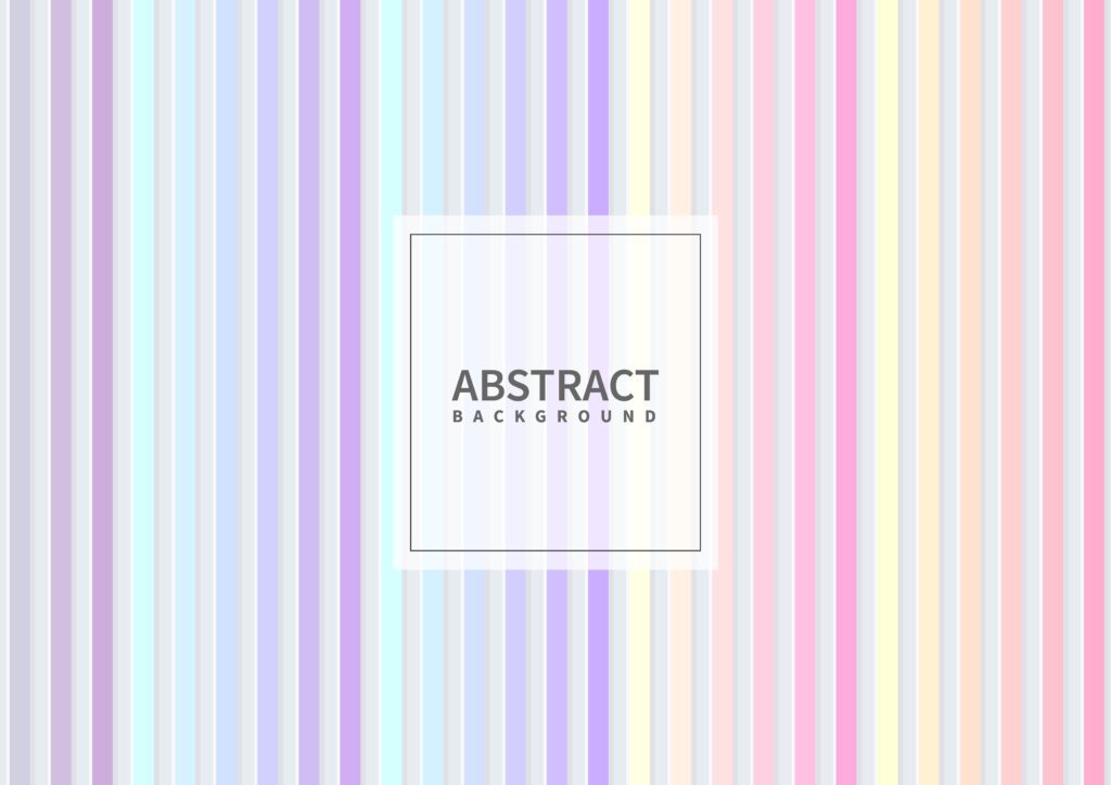 Abstract vertical geometric pastel color pattern on white background and texture. Free Vector