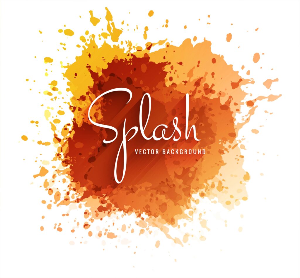 Abstract watercolor splash background Free Vector