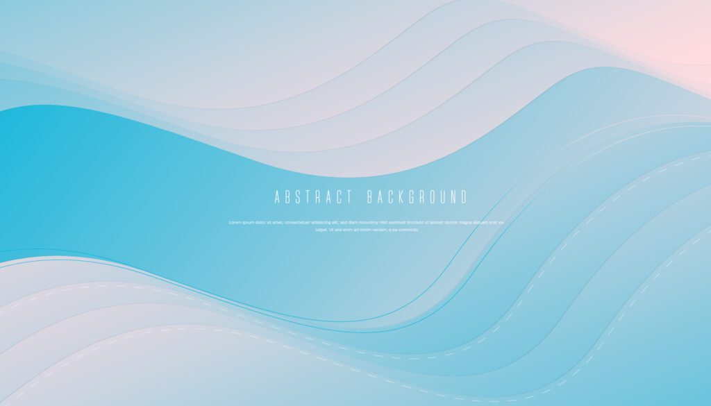 abstract wave background with smooth color vector Free Vector