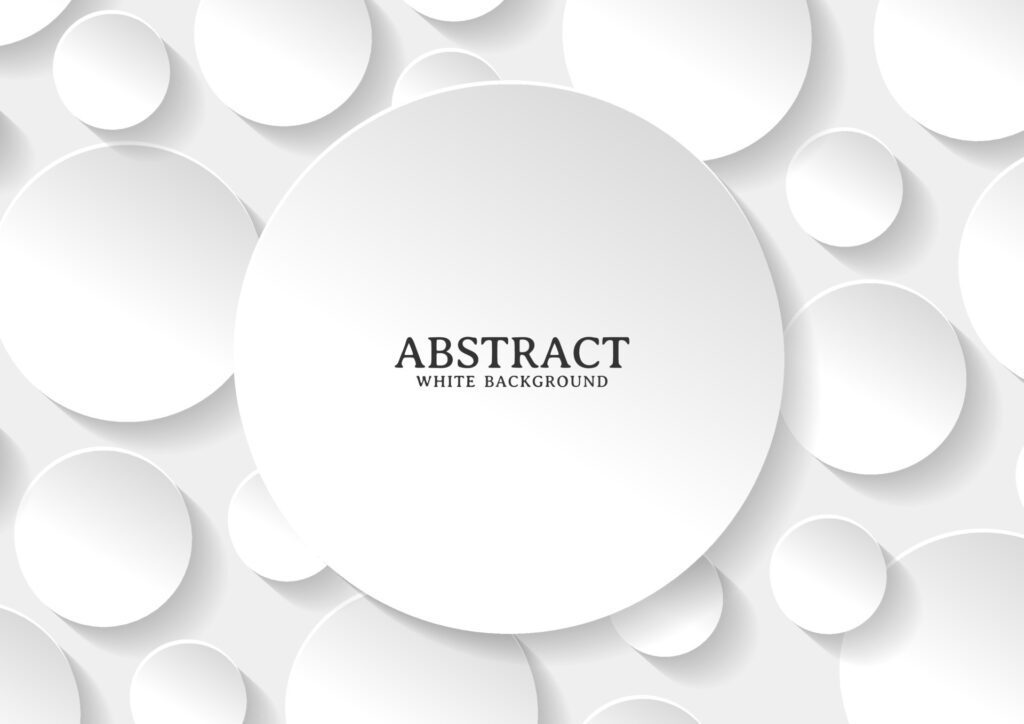 Abstract white and grey circle background texture Free Vector and Free SVG