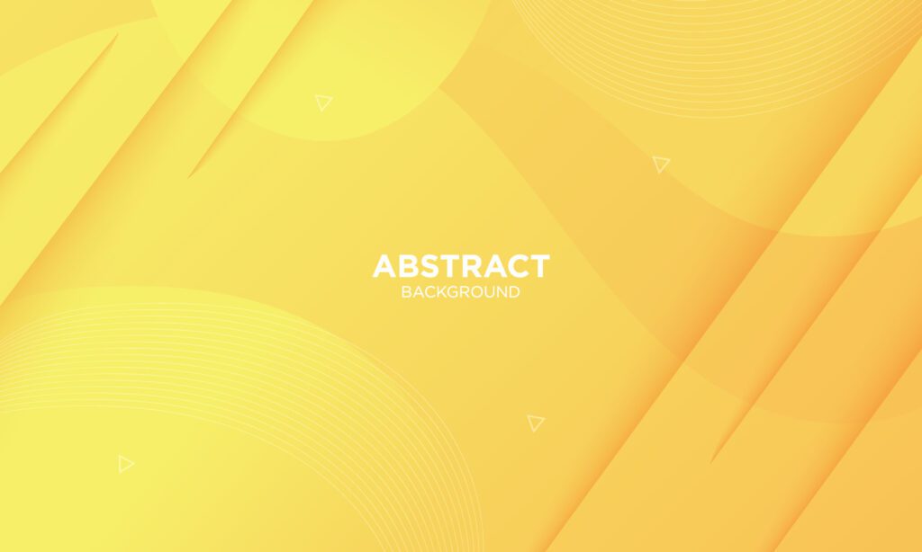 Abstract Yellow Fluid Wave Background Free Vector