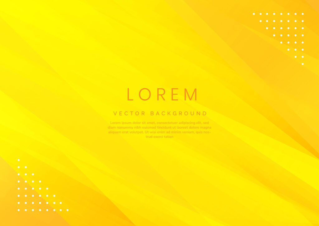 Abstract yellow gradient geometric diagonal background. Free Vector