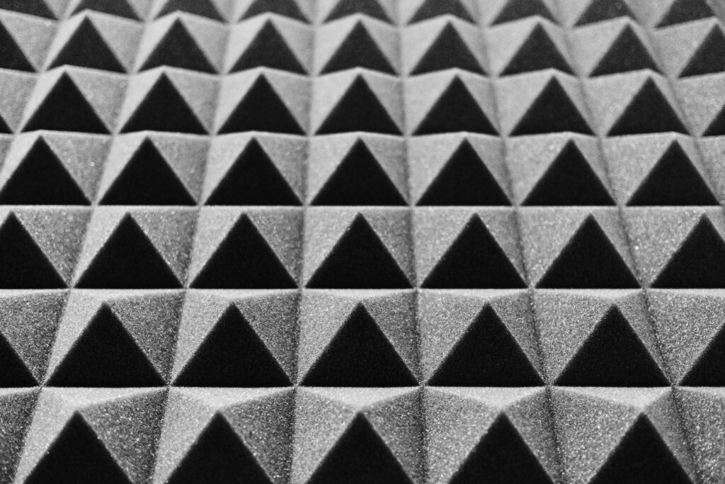 Acoustic Foam in a Music Studio Free Photo