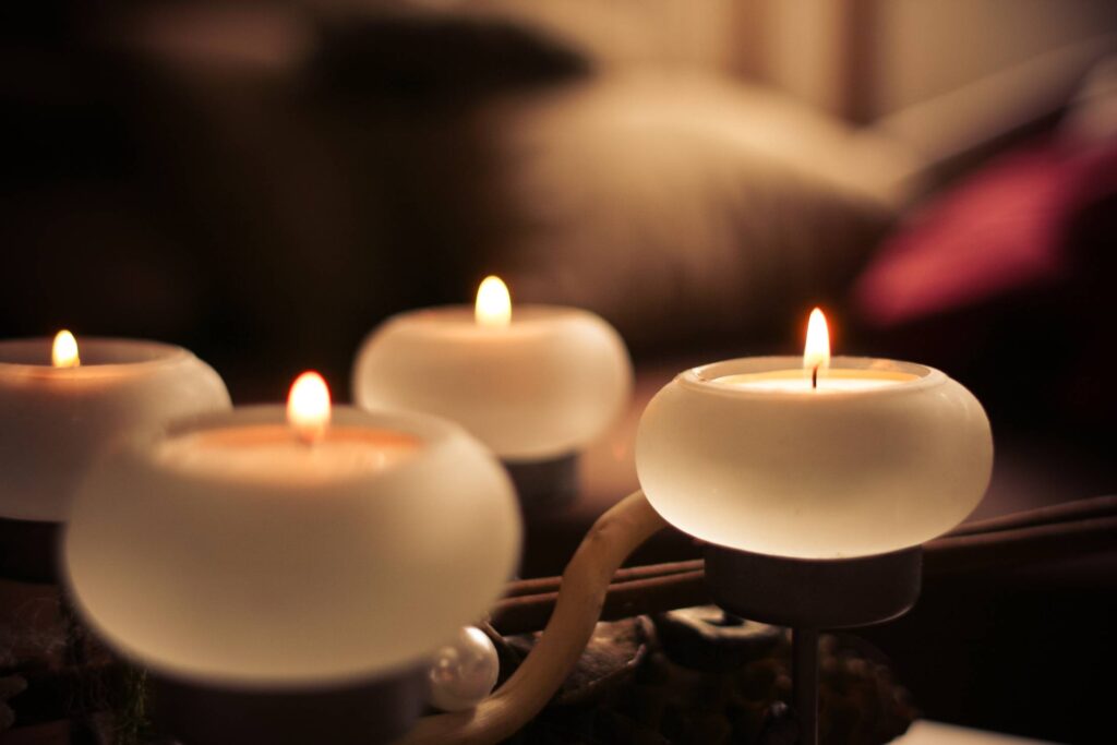 Advent Candles Detail Free Photo