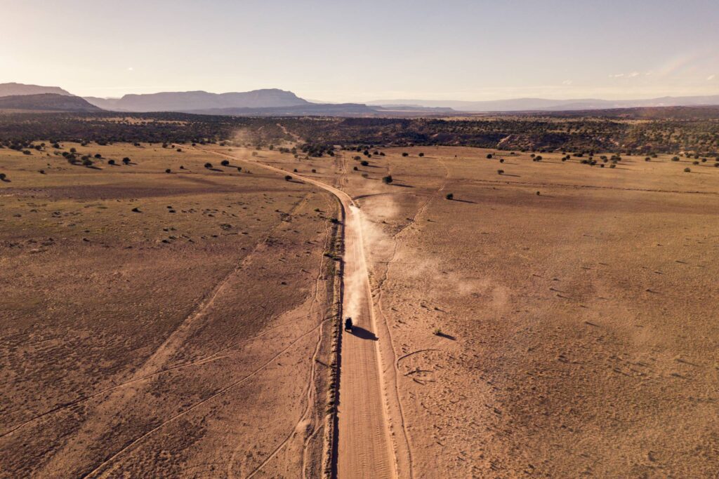 Aerial View of Scenic Byway in The United States Free Photo