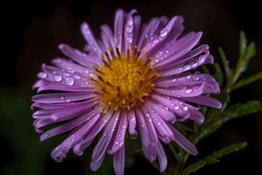 Aster – Asteraceae – Flower native to Europe and Asia – Known for their daisy-like blooms and wide variety of colors. A symbol of love and patience Free Photo