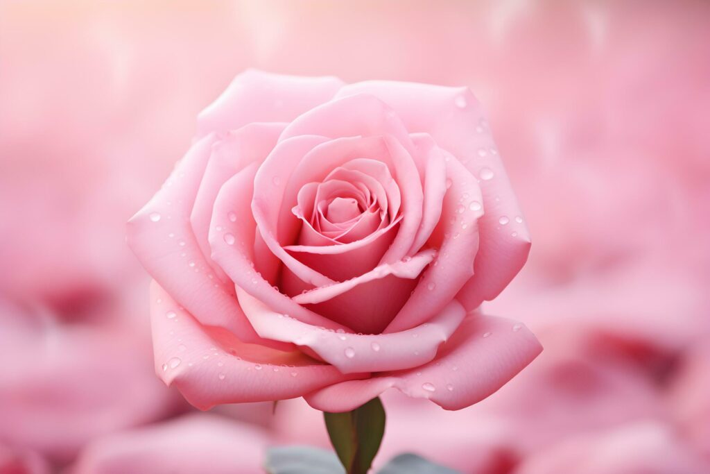 beautiful pink rose background Free Photo