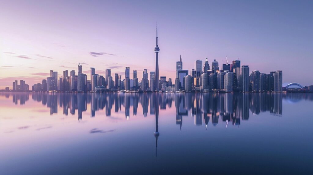 cityscape reflected in calm waters floating peacefully Ai generated Free Photo