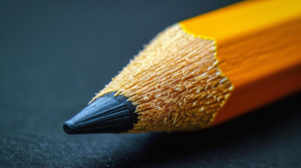 Close Up of a Pencil With Blurry Background Free Photo