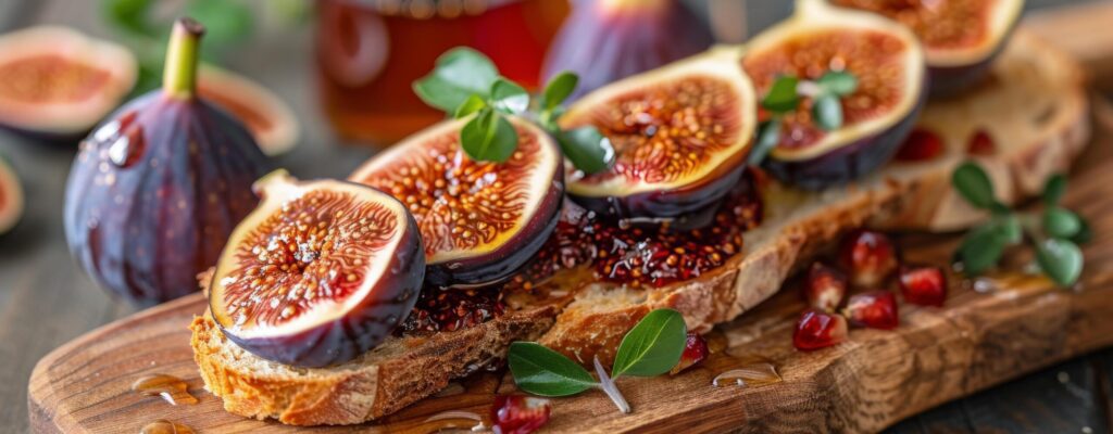 Close Up of Bread With Fruit Free Photo