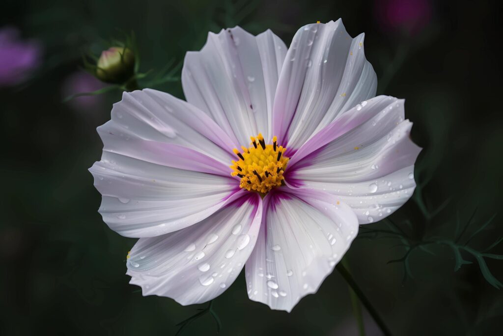 Cosmos – bipinnatus – Flower native to Mexico and the southern United States – Known for their delicate foliage and colorful blooms. A symbol of harmony and order Free Photo