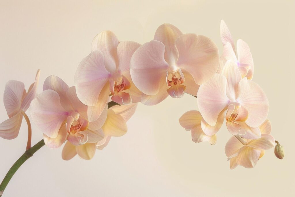 Elegant Orchids in Soft Light Free Photo