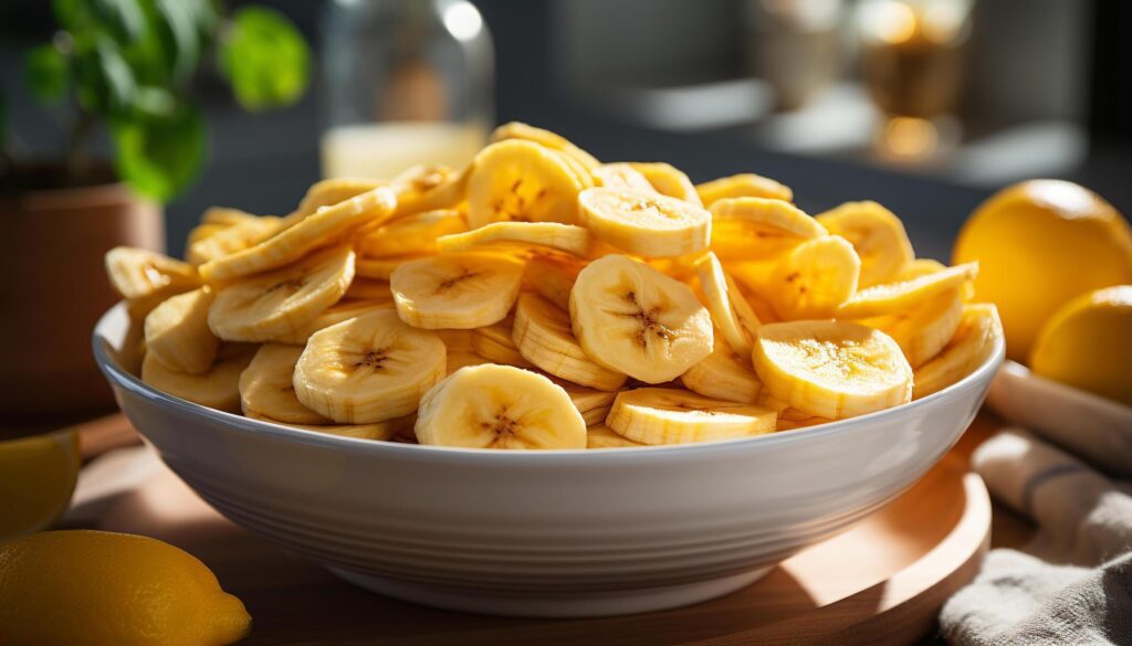 Freshness and sweetness in a bowl of organic fruit generated by AI Free Photo