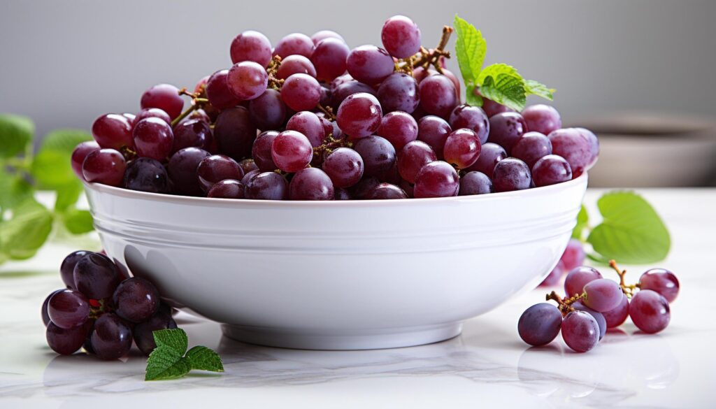 Freshness of nature ripe, juicy berries on wooden table generated by AI Free Photo