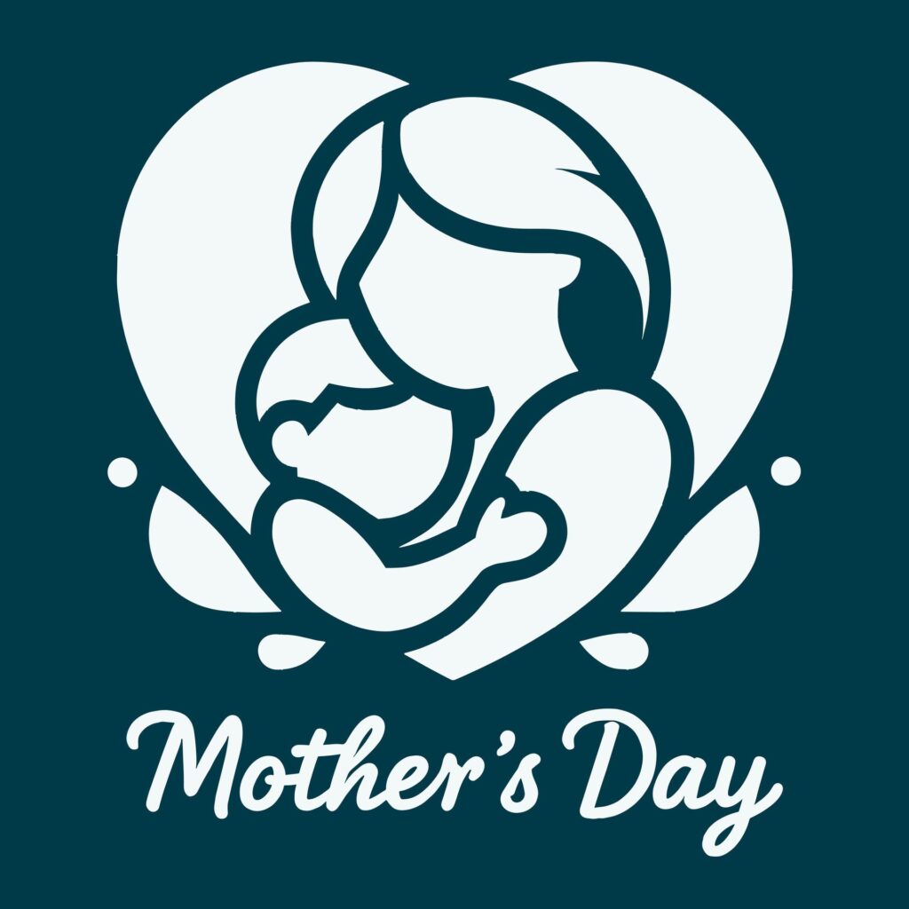 Happy Mothers day vector illustration Free Vector