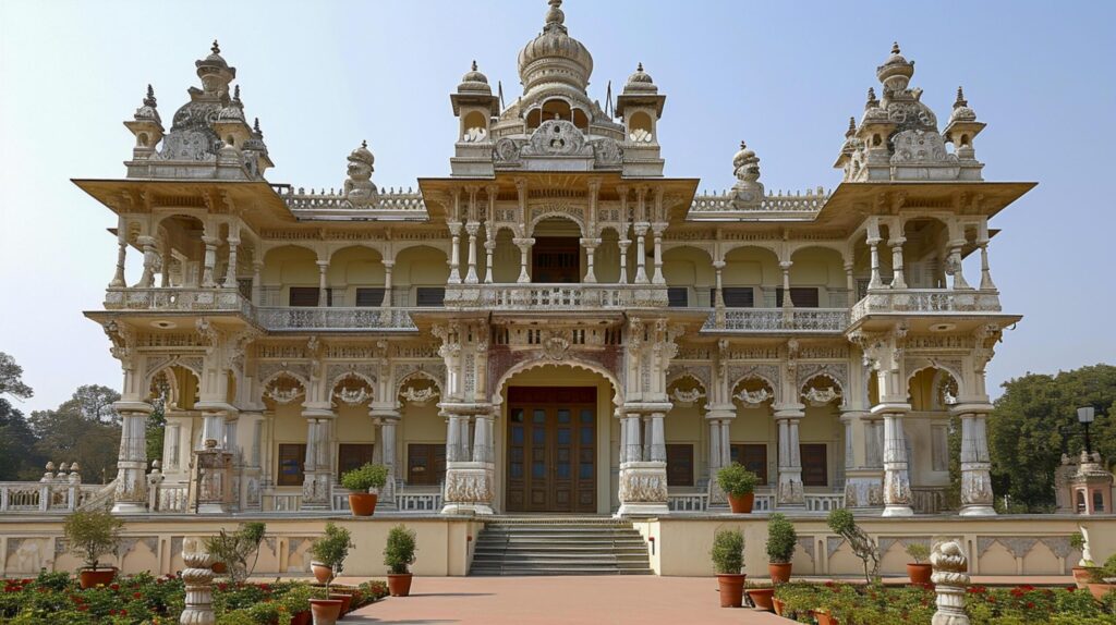 historical building intricate architectural is white and adorned with detailed carvings and statues Ai generated Free Photo