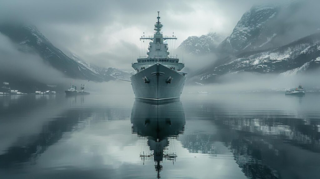 Large Boat Floating on Body of Water Free Photo