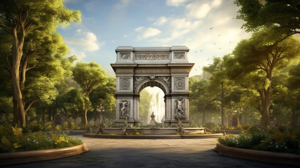 Marble Arch background Free Photo