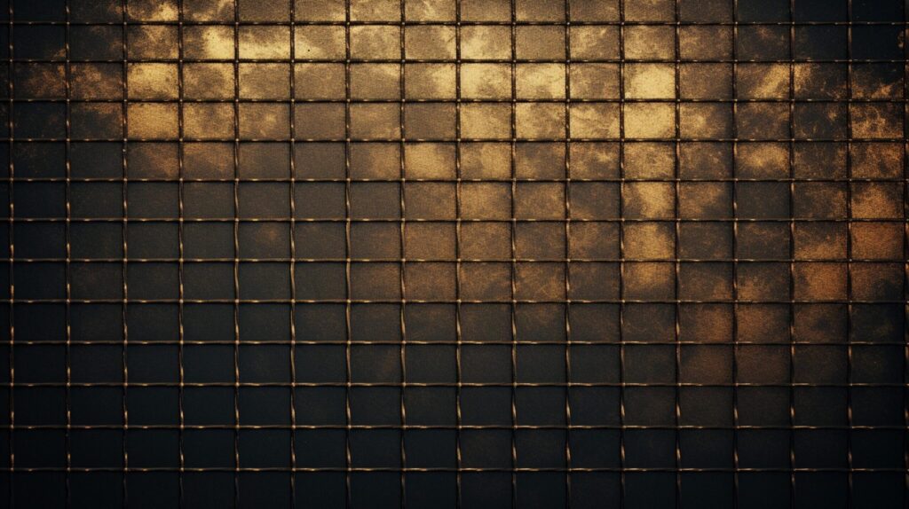 Metallic Grid with Grunge Texture background Free Photo