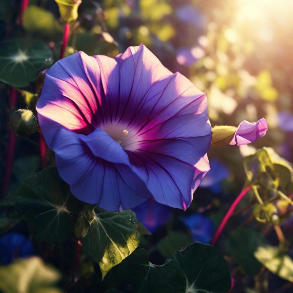 Morning Glory Flower wallpaper Free Photo