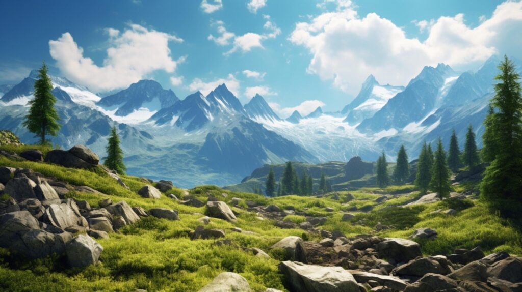 Mountain Outdoor Beauty Background Free Photo