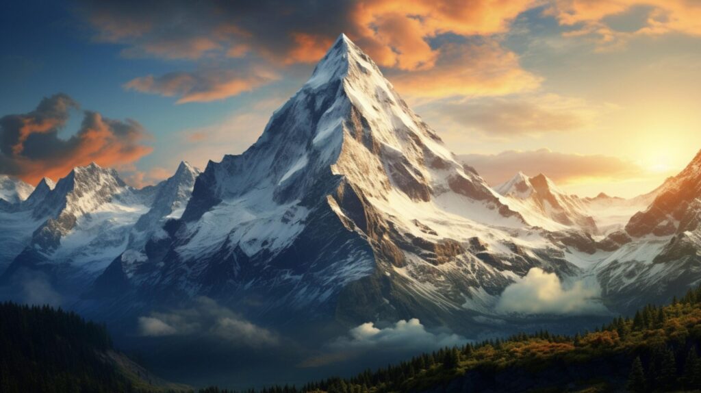 Mountain Peak Background Free Photo