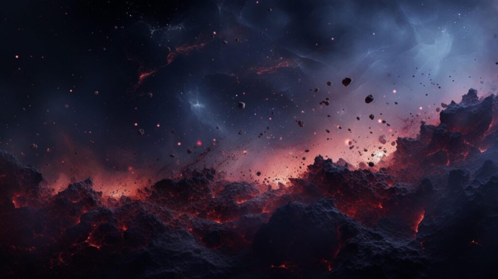 Nebula Debris Background Free Photo