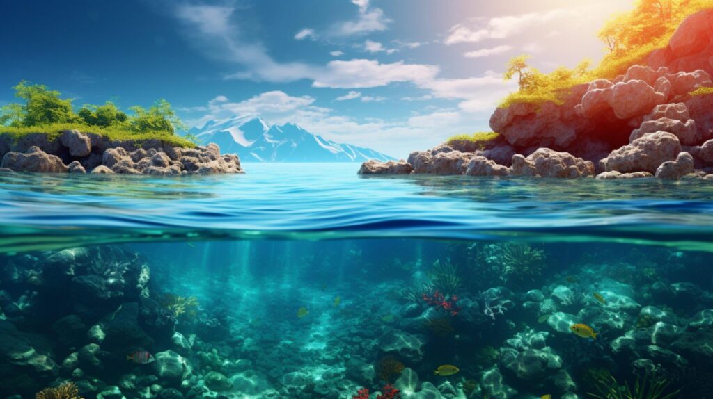 Ocean Lovers Background Free Photo