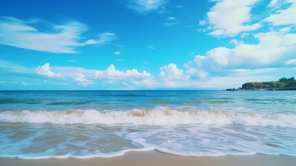 Ocean Relaxation Background Free Photo