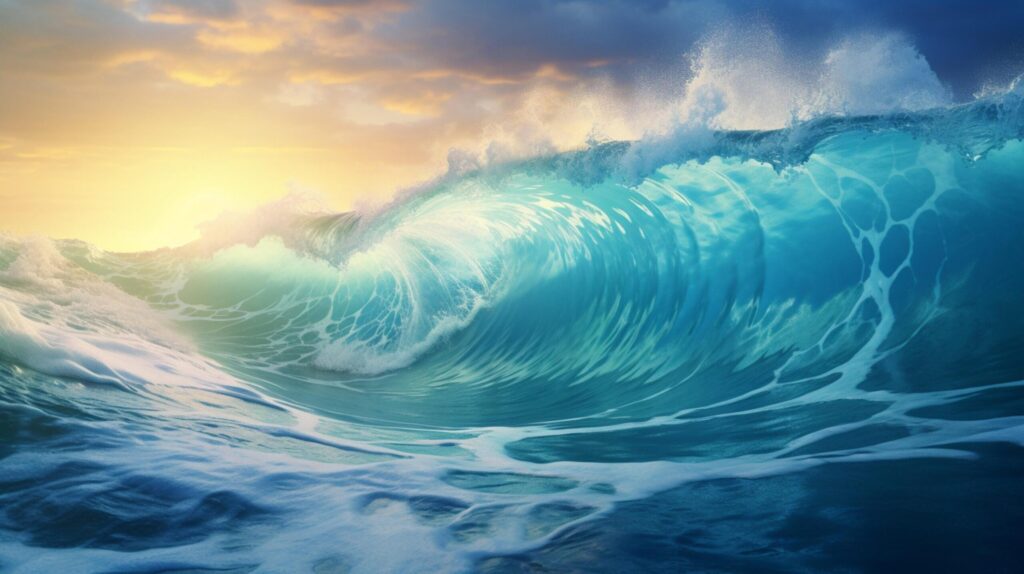 Ocean Waves Background Free Photo