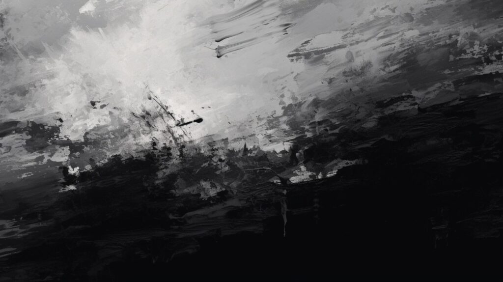 Oil Painting Abstract Black and White Background Free Photo