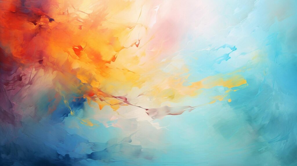 Oil Painting Abstract Digital Art Background Free Photo