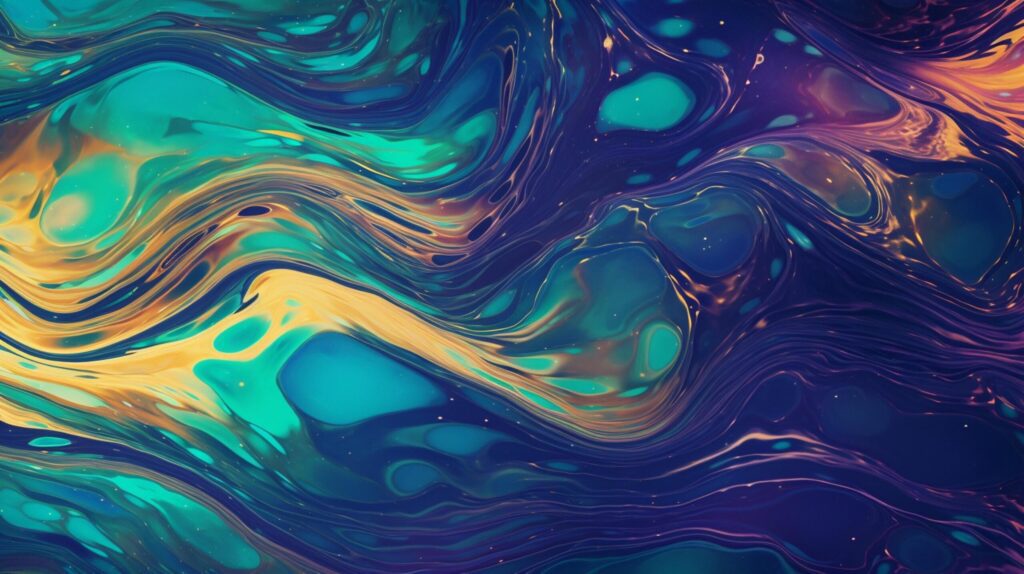 Oil Slick Water Patterns background Free Photo