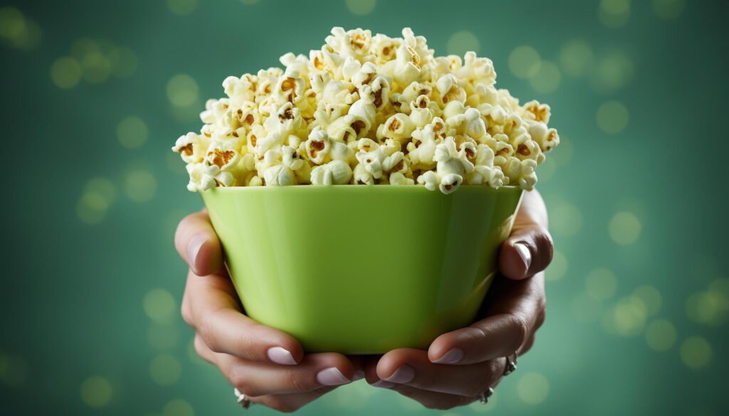 One person holding a fresh green snack, enjoying nature generated by AI Free Photo